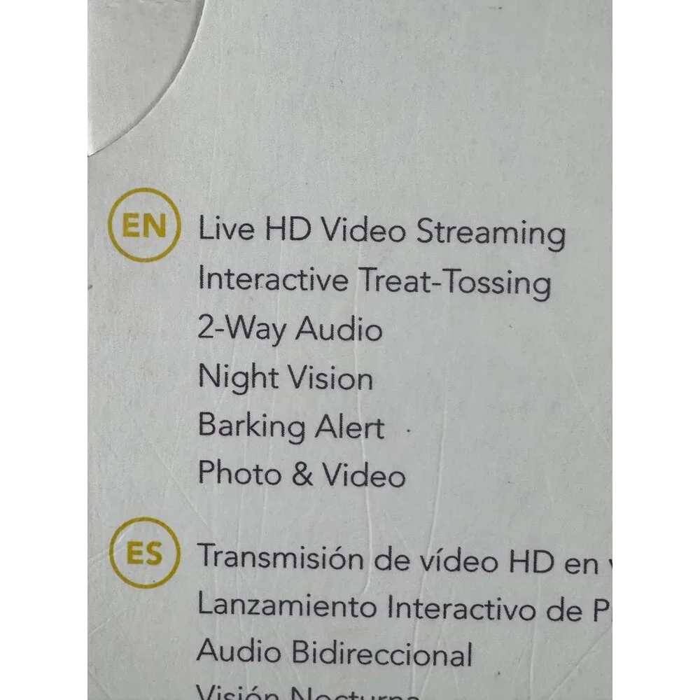 Furbo Dog Camera‎ 2.5T Treat Dispenser & Bark Alerts – No Power Brick